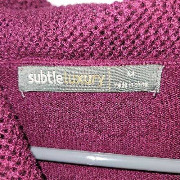 Subtle Luxury Cashmere Wool Cowl Neck Sweater. Size M. - Picture 5 of 6